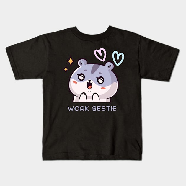 Work bestie, work life, work colleague Kids T-Shirt by GuGus